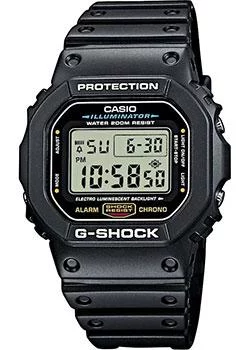 Японские наручные  мужские часы Casio DW-5600E-1V. Коллекция G-Shock